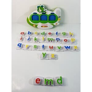 LeapFrog Scout Fridge Magnet Word Builder RARE Airplane & 29 Letters Complete